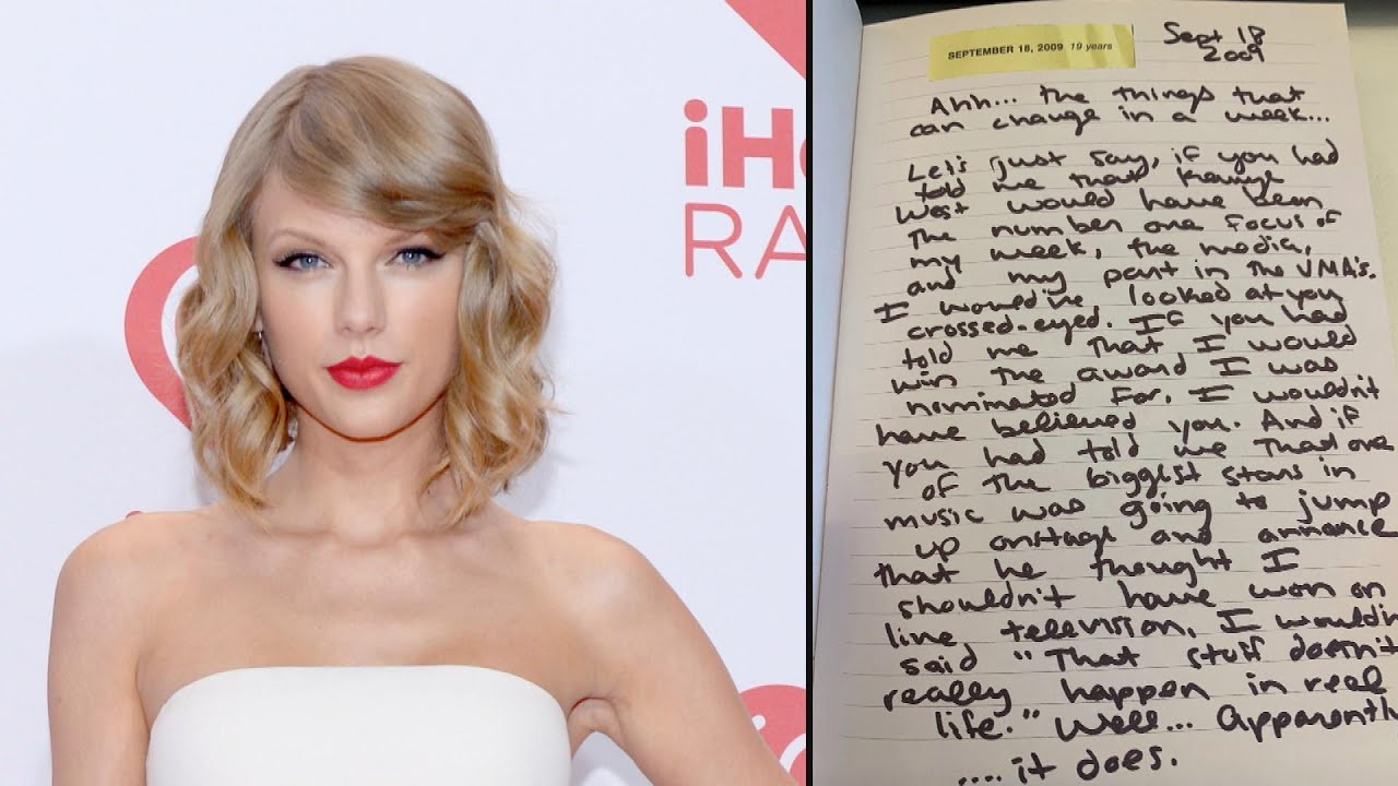 Remember when "Kanye West" express "Taylor Swift" is not the right option for "2009 VMA" ??? Taylor replied now through her diary!
