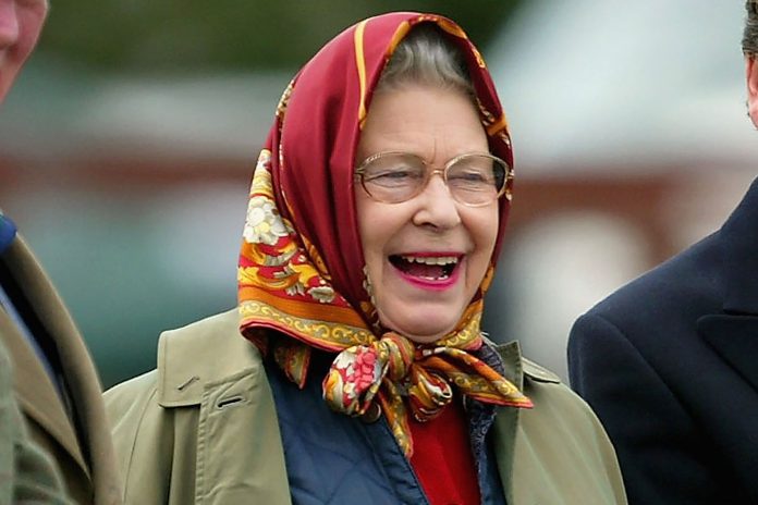 Queen Elizabeth II surprised when she played a prank on a group of American tourists who bumped into her while strolling around Balmoral Castle in Scotland